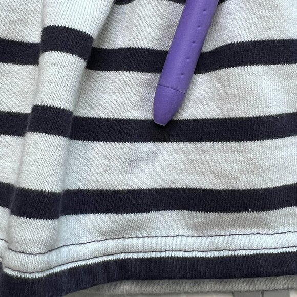 RALPH LAUREN Sweater Dress Girls Striped Nautical Polo Bear Fleece Lined Toddler - Picture 8 of 12